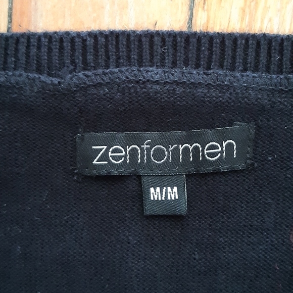 Zenformen sleeveless men's sweater  Size M - Picture 10 of 12